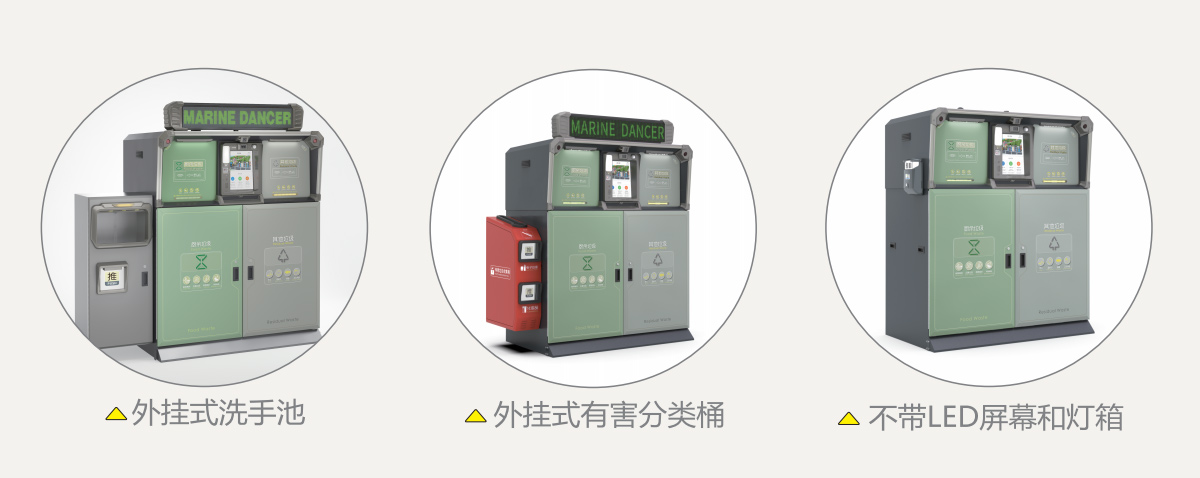 新(xīn)型廚餘垃圾箱產品組合方式